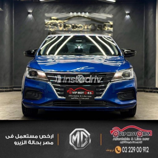 MG 5 2020 Dark Blue Automatic Used for Sale in Cairo - 2