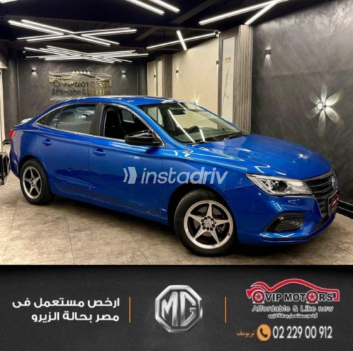 MG 5 2020 Dark Blue Automatic Used for Sale in Cairo - 3