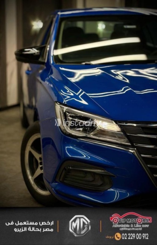 MG 5 2020 Dark Blue Automatic Used for Sale in Cairo - 5