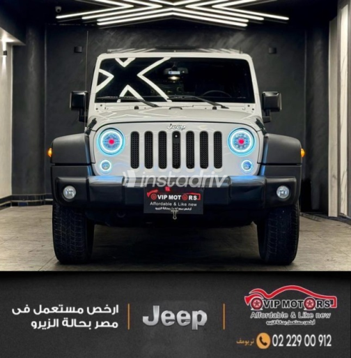 جيب رانجلر 2015 أبيض أوتوماتيك مستعملة للبيع في القاهرة - 2