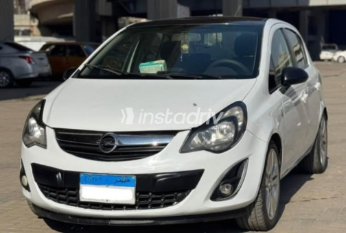 Opel Corsa 2014 White Automatic Used for Sale in Giza - 1