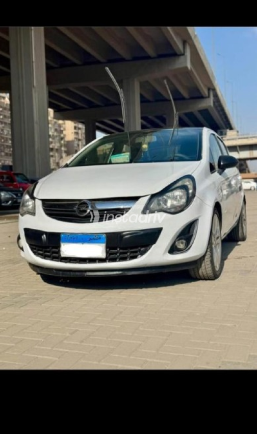 Opel Corsa 2014 White Automatic Used for Sale in Giza - 2