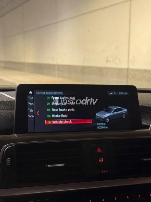 BMW 320 2018 Blue Automatic Used for Sale in Cairo - 9