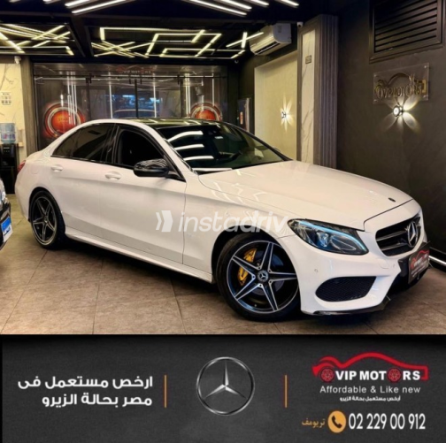 Mercedes C 180 2018 White Automatic Used for Sale in Cairo - 4