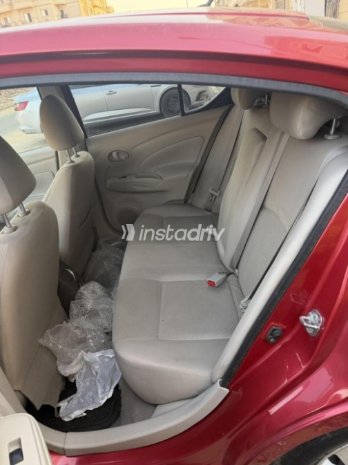 Nissan Sunny 2020 Dark Red Automatic Used for Sale in Nasr city - 7
