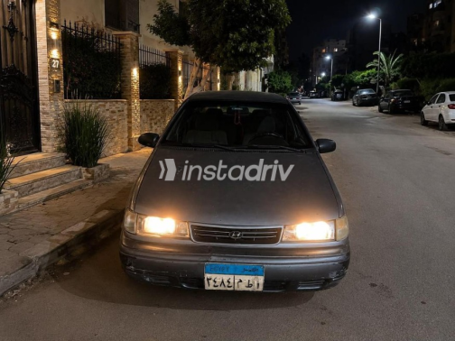 هيونداي اكسيل 1992 بترولي أوتوماتيك مستعملة للبيع في حلوان - 1