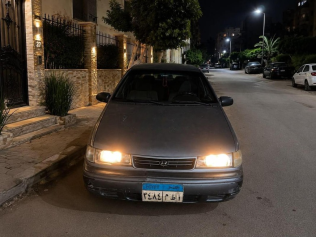 هيونداي اكسيل 1992 بترولي أوتوماتيك مستعملة للبيع في حلوان