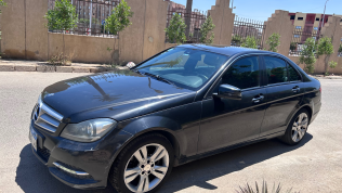 مرسيدس C 200 2013 أسود أوتوماتيك مستعملة للبيع في الجيزة