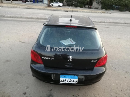 بيجو 307 2007 أسود أوتوماتيك مستعملة للبيع في الإسماعيلية - 6