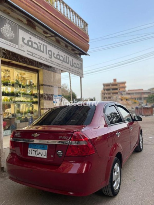 شيفروليه افيو 2020 أحمر أوتوماتيك مستعملة للبيع في كفر الشيخ - 2