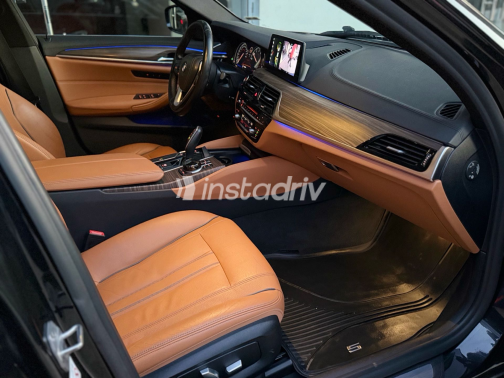 BMW 520 2018 Black Automatic Used for Sale in Nasr city - 1
