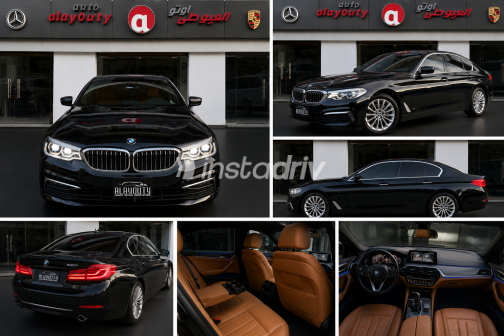 BMW 520 2018 Black Automatic Used for Sale in Nasr city - 10