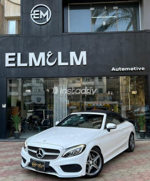 Mercedes C 180 2017 White Automatic Used for Sale in Cairo - 1