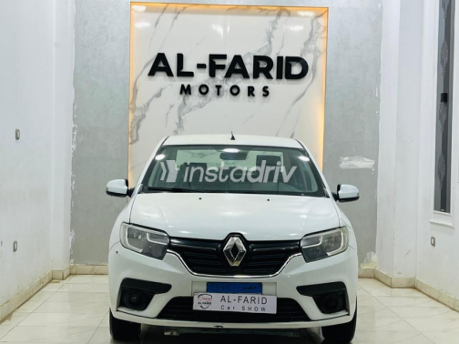 رينو لوجان 2019 أبيض أوتوماتيك مستعملة للبيع في الإسكندرية - 1