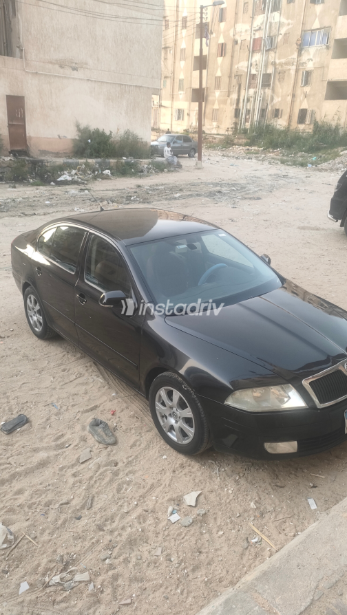 سكودا اوكتافيا A5 2006 أسود أوتوماتيك مستعملة للبيع في الإسكندرية - 9