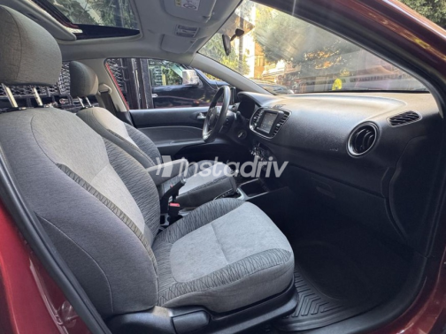 Kia Pegas 2020 Dark Red Automatic Used for Sale in Heliopolis - 8
