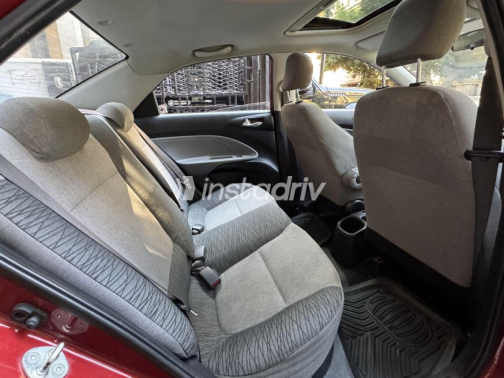 Kia Pegas 2020 Dark Red Automatic Used for Sale in Heliopolis - 9