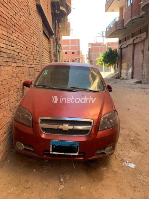 Chevrolet Aveo 2012 Red Automatic Used for Sale in Tanta - 1