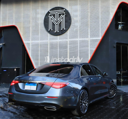 Mercedes S 500 2021 Gray Automatic Used for Sale in Giza - 3