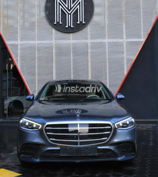 Mercedes S 500 2021 Gray Automatic Used for Sale in Giza - 9