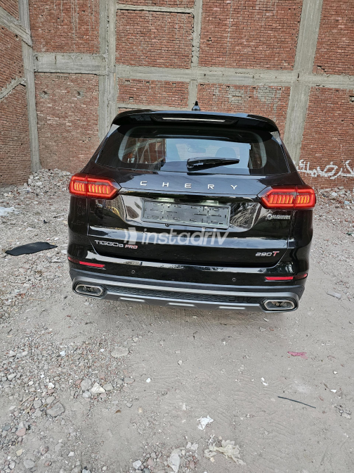 شيرى تيجو 8 برو 2023 أسود أوتوماتيك مستعملة للبيع في المنصورة - 8