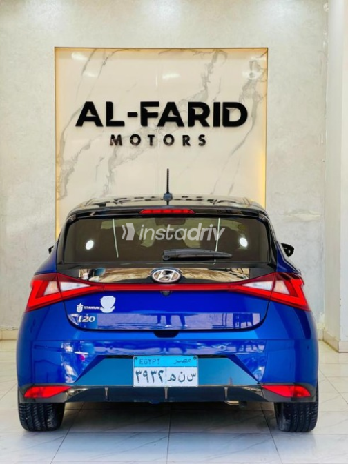 Hyundai I20 2022 Dark Blue Automatic Used for Sale in Greater Cairo ( Cairo + Giza) - 4