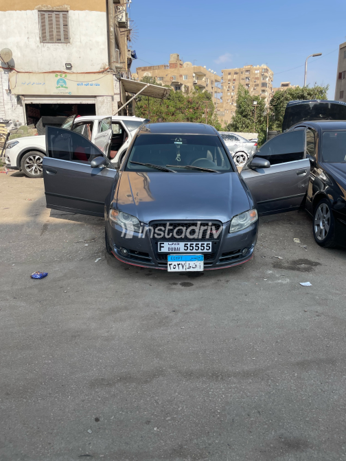 اودي A4 2007 رمادي أوتوماتيك مستعملة للبيع في مدينة نصر - 1