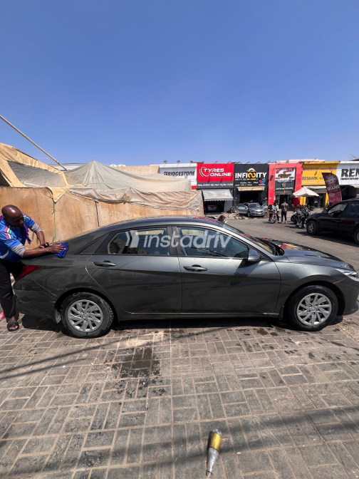 هيونداي إلنترا سى ان 7 2021 رمادي غامق أوتوماتيك مستعملة للبيع في القاهرة - 6