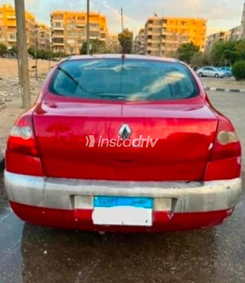 رينو ميجان 2005 أحمر أوتوماتيك مستعملة للبيع في 6 أكتوبر - 3