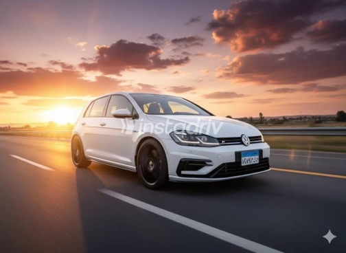 Volkswagen Golf 7 2017 White Automatic Used for Sale in Alexandria - 2