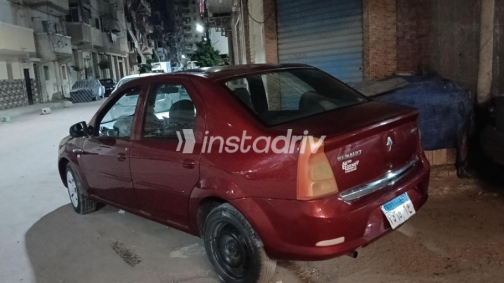 رينو لوجان 2013 أحمر أوتوماتيك مستعملة للبيع في الإسكندرية - 4
