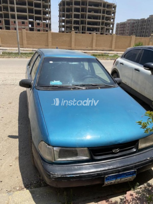 هيونداي اكسيل 1997 سماوي يدوي مستعملة للبيع في 6 أكتوبر - 1
