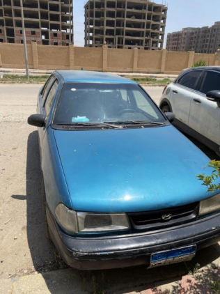 هيونداي اكسيل 1997 سماوي يدوي مستعملة للبيع في 6 أكتوبر
