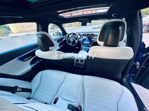 Mercedes C 180 2022 Dark Blue Automatic Used for Sale in Cairo - 7