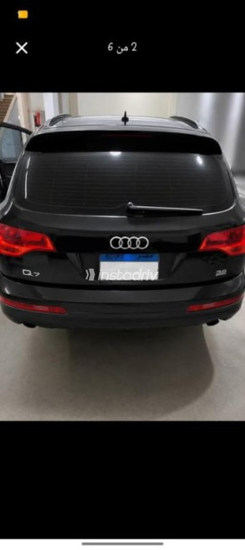 اودي Q7 2009 أسود أوتوماتيك مستعملة للبيع في الإسكندرية - 2