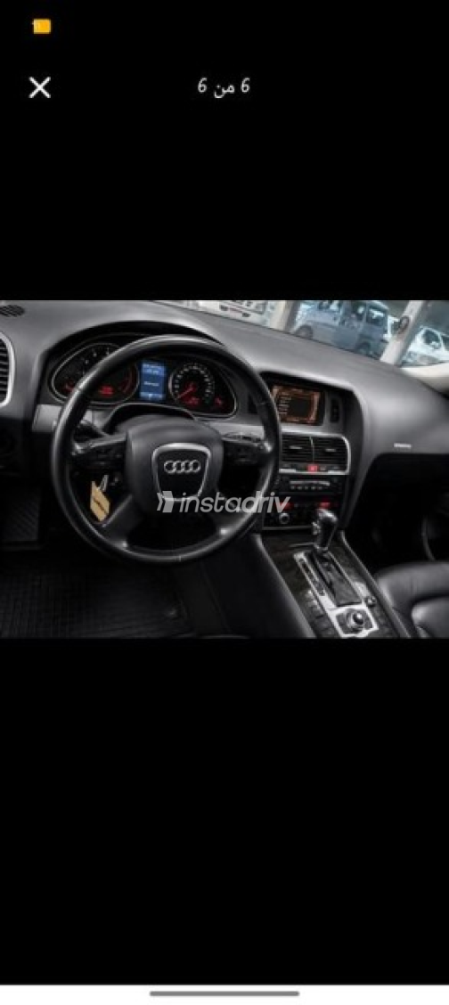 اودي Q7 2009 أسود أوتوماتيك مستعملة للبيع في الإسكندرية - 6