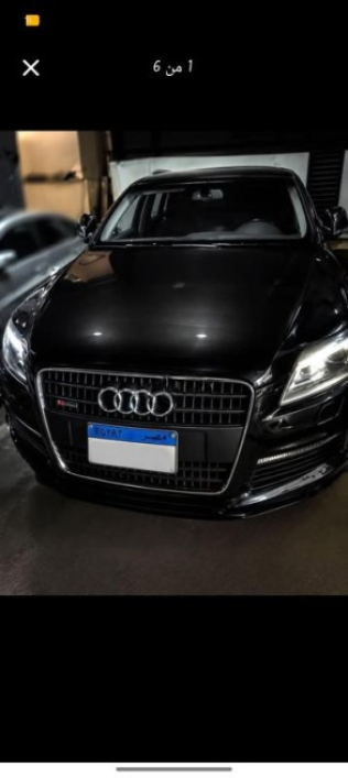 اودي Q7 2009 أسود أوتوماتيك مستعملة للبيع في الإسكندرية