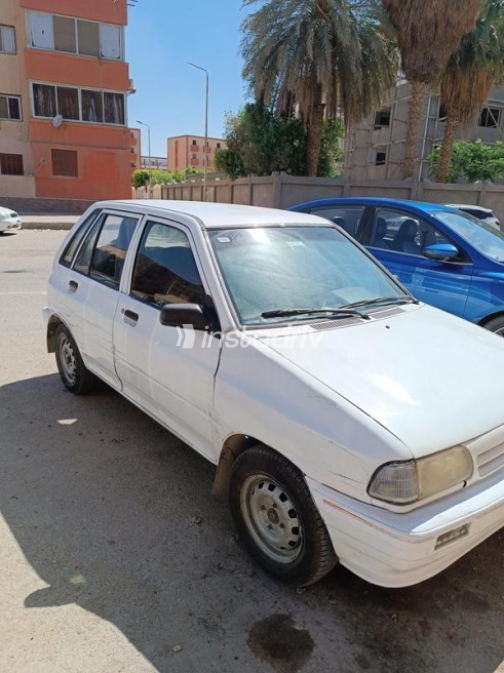 كيا برايد 1996 أبيض يدوي مستعملة للبيع في السويس‎ - 2