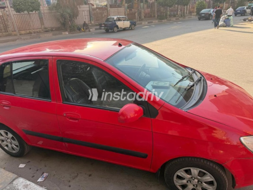 هيونداي جيتز 2008 أحمر أوتوماتيك مستعملة للبيع في طنطا - 5