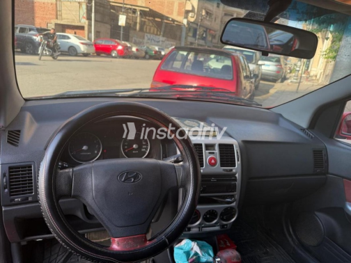 هيونداي جيتز 2008 أحمر أوتوماتيك مستعملة للبيع في طنطا - 8