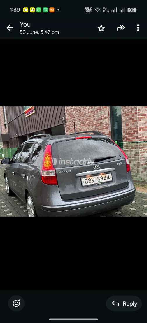 هيونداي I30 2009 رمادي أوتوماتيك مستعملة للبيع في الزقازيق - 1