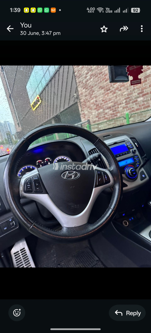 هيونداي I30 2009 رمادي أوتوماتيك مستعملة للبيع في الزقازيق - 2