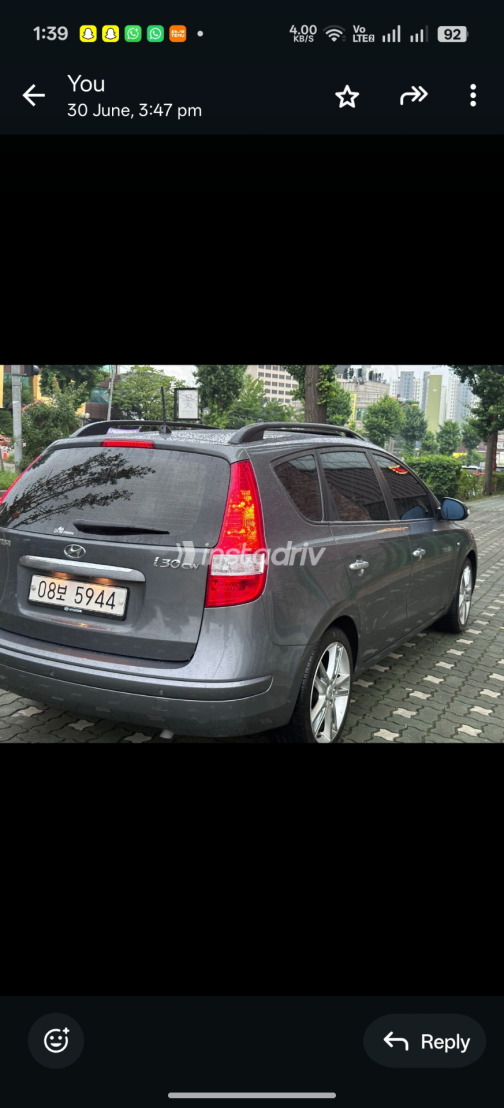 هيونداي I30 2009 رمادي أوتوماتيك مستعملة للبيع في الزقازيق - 6