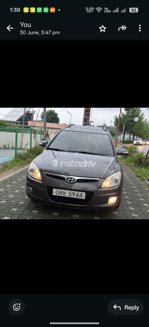 هيونداي I30 2009 رمادي أوتوماتيك مستعملة للبيع في الزقازيق - 7