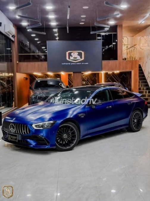 مرسيدس AMG GT 2021 أزرق غامق أوتوماتيك مستعملة للبيع في القاهرة - 3