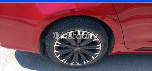 تويوتا كورولا 2022 أحمر CVT مستعملة للبيع في القاهرة - 8