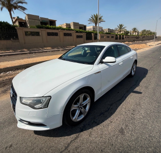 اودي A5 2013 أبيض أوتوماتيك مستعملة للبيع في القاهرة