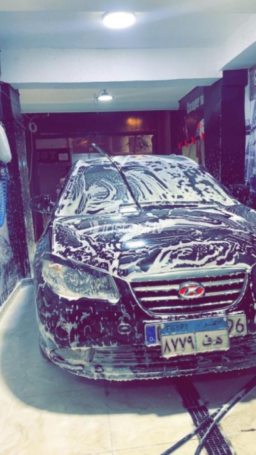 Hyundai Elantra HD 2008 Black Automatic Used for Sale in Giza - 4