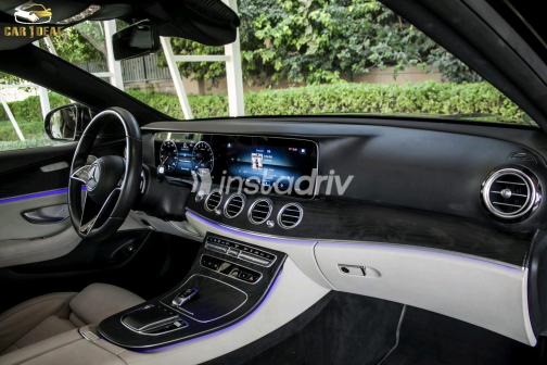 مرسيدس E 300 2021 أسود أوتوماتيك مستعملة للبيع في القاهرة - 8