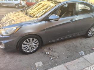 هيونداي اكسنت 2015 رمادي أوتوماتيك مستعملة للبيع في الإسكندرية